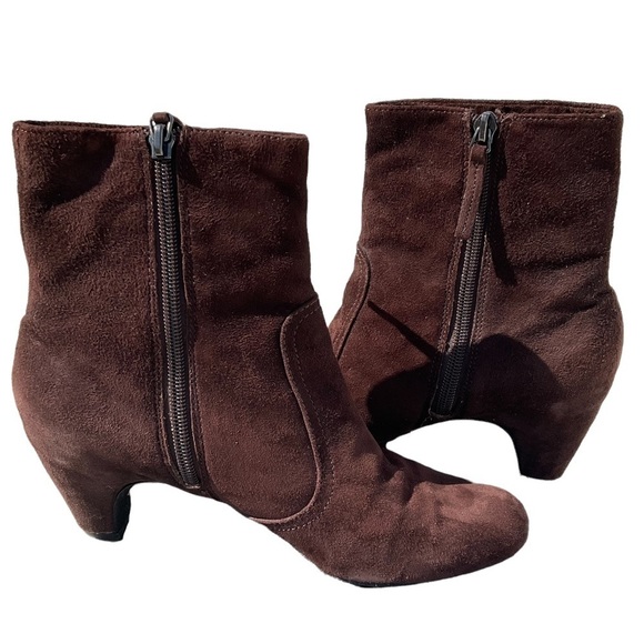 Sam Edelman Dark Brown Maddie Suede Ankle Boots / Booties - Picture 5 of 11